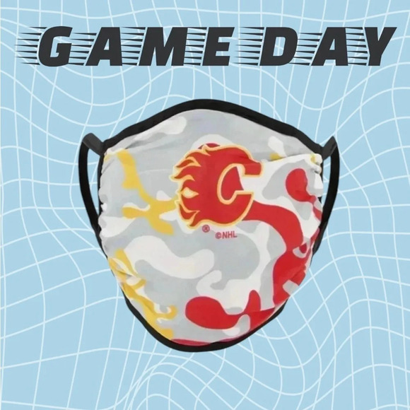 💲7️⃣Add-On 🆕 NHL Calgary Flames Face Covering - Picture 3 of 16